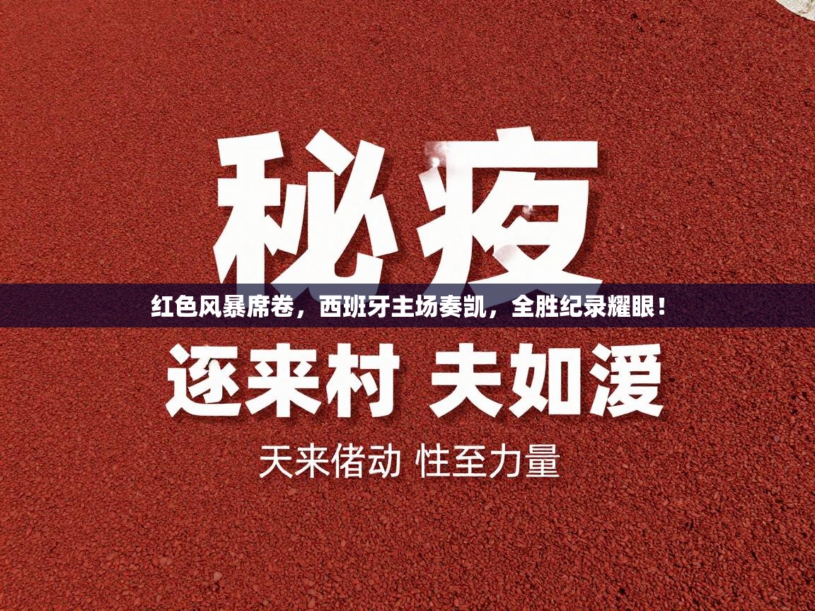 红色风暴席卷，西班牙主场奏凯，全胜纪录耀眼！  第1张